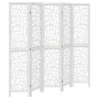 White Paulownia solid wood 5-panel dividing screen by , Room dividers - Ref: Foro24-358742, Price: 129,99 €, Discount: %