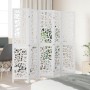 White Paulownia solid wood 5-panel dividing screen by , Room dividers - Ref: Foro24-358742, Price: 129,99 €, Discount: %