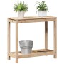 Planting table with shelf solid pine wood 82.5x35x75 cm by , Pot stands - Ref: Foro24-832387, Price: 60,19 €, Discount: %