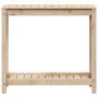 Planting table with shelf solid pine wood 82.5x35x75 cm by , Pot stands - Ref: Foro24-832387, Price: 60,19 €, Discount: %