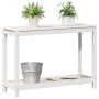 Mesa de plantación con estante madera pino blanco 108x35x75 cm de , Soportes para macetas - Ref: Foro24-832393, Precio: 85,61...