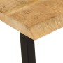 Banco con borde natural de madera de mango maciza 105 cm de , Bancos - Ref: Foro24-372756, Precio: 97,73 €, Descuento: %