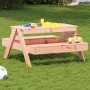 Mesa de pícnic para niños madera maciza Douglas 88x97x52 cm de , Mesas de jardín - Ref: Foro24-832599, Precio: 70,99 €, Descu...