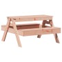 Douglas solid wood children's picnic table 88x97x52 cm by , Garden tables - Ref: Foro24-832599, Price: 70,99 €, Discount: %