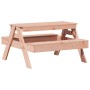 Mesa de pícnic para niños madera maciza Douglas 88x97x52 cm de , Mesas de jardín - Ref: Foro24-832599, Precio: 70,99 €, Descu...