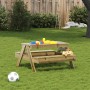 Children's picnic table impregnated pine wood 88x97x52 cm by , Garden tables - Ref: Foro24-832600, Price: 104,30 €, Discount: %