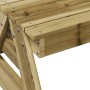 Mesa de pícnic para niños madera pino impregnada 88x97x52 cm de , Mesas de jardín - Ref: Foro24-832600, Precio: 103,94 €, Des...