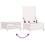 Garden stool with solid white pine wood cushion by , Outdoor sofas - Ref: Foro24-844927, Price: 116,63 €, Discount: %