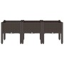 Planter with brown PP legs 120x40x42 cm by , Pots and planters - Ref: Foro24-367900, Price: 70,54 €, Discount: %