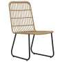 Garden chairs 2 units synthetic rattan color oak by vidaXL, Garden chairs - Ref: Foro24-48582, Price: 219,99 €, Discount: %