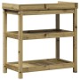 Plantation table with impregnated wood shelves 82.5x45x86.5 cm by , Pot stands - Ref: Foro24-832436, Price: 101,82 €, Discoun...