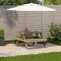 Picknicktisch aus imprägniertem Kiefernholz, 105 x 134 x 75 cm von , Gartentische - Ref: Foro24-832571, Preis: 121,59 €, Raba...