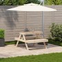 Picknicktisch aus massivem Kiefernholz, 105 x 134 x 75 cm von , Gartentische - Ref: Foro24-832567, Preis: 106,47 €, Rabatt: %