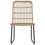 Garden chairs 2 units synthetic rattan color oak by vidaXL, Garden chairs - Ref: Foro24-48582, Price: 219,99 €, Discount: %