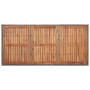 Gartentisch PE Rattan grau massives Akazienholz 190x90x75 cm von vidaXL, Gartentische - Ref: Foro24-46108, Preis: 202,29 €, R...