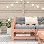 Garden sofa with armrests Douglas wood side table by , Outdoor sofas - Ref: Foro24-844881, Price: 62,99 €, Discount: %