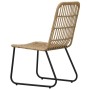 Garden chairs 2 units synthetic rattan color oak by vidaXL, Garden chairs - Ref: Foro24-48582, Price: 219,99 €, Discount: %