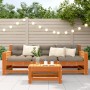 Gartenhocker aus wachsbraunem Kiefernholz, 62 x 30 x 32 cm von , Outdoor-Sofas - Ref: Foro24-844895, Preis: 40,64 €, Rabatt: %