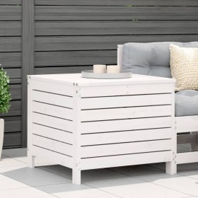 Garden stool solid white pine wood 62x63.5x53.5 cm by , Outdoor sofas - Ref: Foro24-844904, Price: 84,99 €, Discount: %