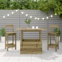 Impregnated pine wood garden table 100x50x75 cm by , Garden tables - Ref: Foro24-844912, Price: 69,19 €, Discount: %