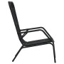 Silla de jardín de ratán sintético negro de vidaXL, Sillas de jardín - Ref: Foro24-48581, Precio: 178,87 €, Descuento: %