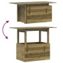 Impregnated pine wood garden table 100x50x75 cm by , Garden tables - Ref: Foro24-844912, Price: 69,19 €, Discount: %