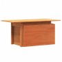 Mesa de jardín madera maciza de pino marrón cera 100x50x75 cm de , Mesas de jardín - Ref: Foro24-844910, Precio: 68,33 €, Des...