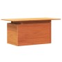 Mesa de jardín madera maciza de pino marrón cera 100x50x75 cm de , Mesas de jardín - Ref: Foro24-844910, Precio: 68,33 €, Des...