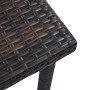 Brown synthetic rattan garden coffee table 40x40x40 cm by vidaXL, Garden tables - Ref: Foro24-48560, Price: 23,91 €, Discount: %