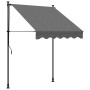 Toldo retráctil de tela y acero gris antracita 150x150 cm de , Toldos - Ref: Foro24-368737, Precio: 75,29 €, Descuento: %