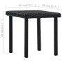 Brown synthetic rattan garden coffee table 40x40x40 cm by vidaXL, Garden tables - Ref: Foro24-48560, Price: 23,91 €, Discount: %