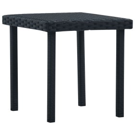 Black synthetic rattan garden center table 40x40x40 cm by vidaXL, Garden tables - Ref: Foro24-48561, Price: 30,32 €, Discount: %