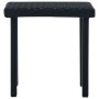 Black synthetic rattan garden center table 40x40x40 cm by vidaXL, Garden tables - Ref: Foro24-48561, Price: 30,32 €, Discount: %