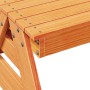 Mesa de pícnic para niños madera pino marrón cera 88x97x52 cm de , Mesas de jardín - Ref: Foro24-844656, Precio: 89,69 €, Des...