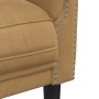 Sillón de terciopelo marrón de , Sofás - Ref: Foro24-372574, Precio: 213,06 €, Descuento: %