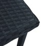 Black synthetic rattan garden center table 40x40x40 cm by vidaXL, Garden tables - Ref: Foro24-48561, Price: 30,32 €, Discount: %