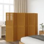 6-panel partition screen solid paulownia wood brown by , Room dividers - Ref: Foro24-358825, Price: 121,46 €, Discount: %