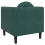 Sillón con cojín terciopelo verde oscuro de , Sofás - Ref: Foro24-372624, Precio: 177,12 €, Descuento: %