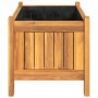 Planter with solid acacia wood lining 54x31x30 cm by , Pots and planters - Ref: Foro24-366429, Price: 49,92 €, Discount: %