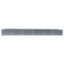 Gray galvanized steel garden bed 480x80x45 cm by vidaXL, Pots and planters - Ref: Foro24-47064, Price: 80,19 €, Discount: %