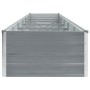 Arriate de jardín de acero galvanizado gris 480x80x45 cm de vidaXL, Maceteros y jardineras - Ref: Foro24-47064, Precio: 80,19...