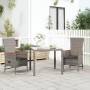 Sillones de jardín reclinables con cojines 2 uds ratán PE gris de , Sillas de jardín - Ref: Foro24-319530, Precio: 208,02 €, ...