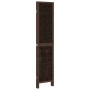 Dark brown paulownia wood 4-panel dividing screen by , Room dividers - Ref: Foro24-358658, Price: 89,43 €, Discount: %