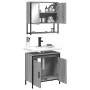 Set de muebles de baño 2 pzas madera contrachapada gris sonoma de , Muebles de baño - Ref: Foro24-3214663, Precio: 104,86 €, ...