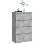 Aparador de madera contrachapada gris hormigón 60x35x98,5 cm de vidaXL, Aparadores - Ref: Foro24-800535, Precio: 102,97 €, De...