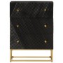 Chest of drawers solid mango wood and black iron 55x30x76 cm by , Lockers and storage cabinets - Ref: Foro24-372025, Price: 2...