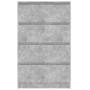 Aparador de madera contrachapada gris hormigón 60x35x98,5 cm de vidaXL, Aparadores - Ref: Foro24-800535, Precio: 102,97 €, De...