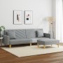 2-seater sofa bed with pillows and stool in light gray fabric by , Sofas - Ref: Foro24-3216258, Price: 316,71 €, Discount: %