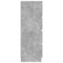 Aparador de madera contrachapada gris hormigón 60x35x98,5 cm de vidaXL, Aparadores - Ref: Foro24-800535, Precio: 102,97 €, De...