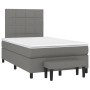 Cama box spring con colchón tela gris oscuro 120x190 cm de , Camas y somieres - Ref: Foro24-3270356, Precio: 443,50 €, Descue...